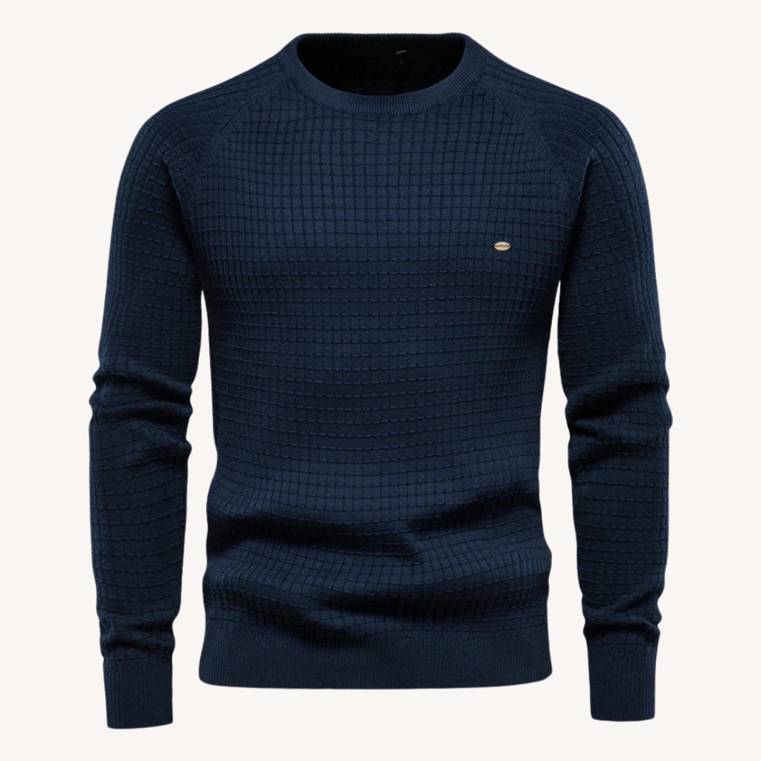 Drake | Men's Cotton Sweater | Round Neck