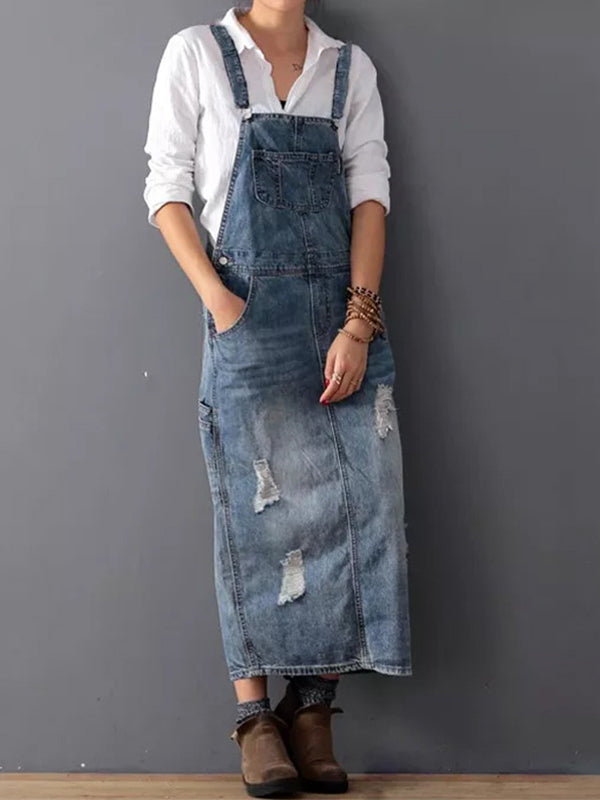 OLIVER | DENIM OVERALL DRESS