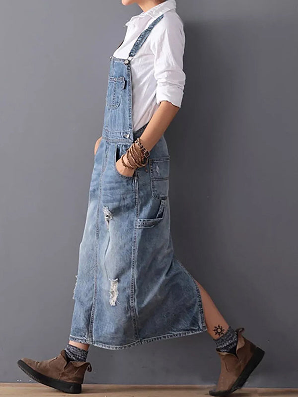 OLIVER | DENIM OVERALL DRESS