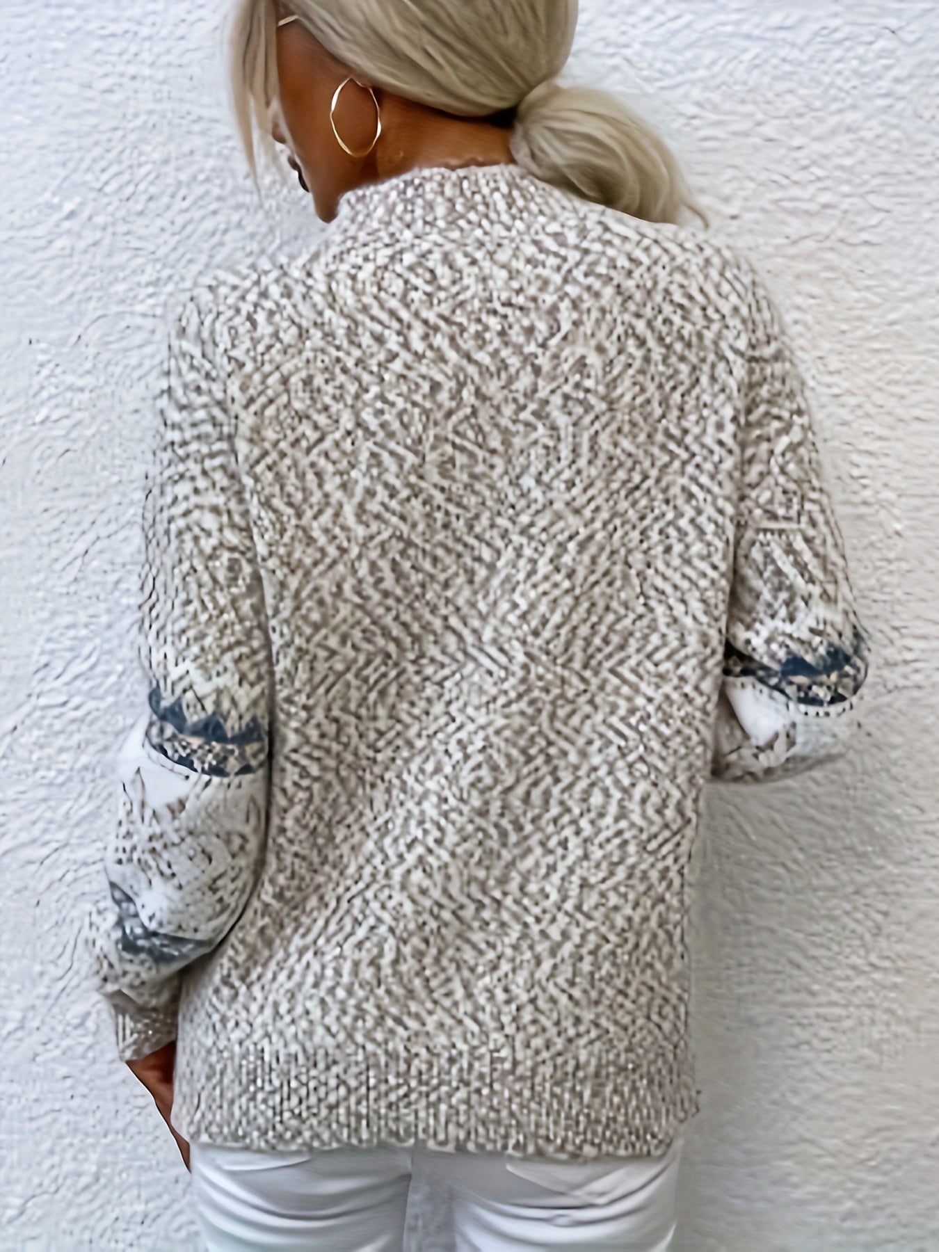 Bella | Geometric Pattern Sweater