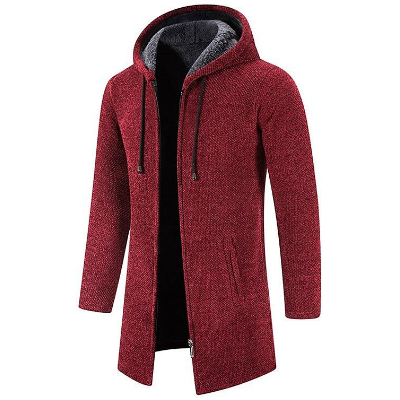 Luke | Hooded Wool Cardigan