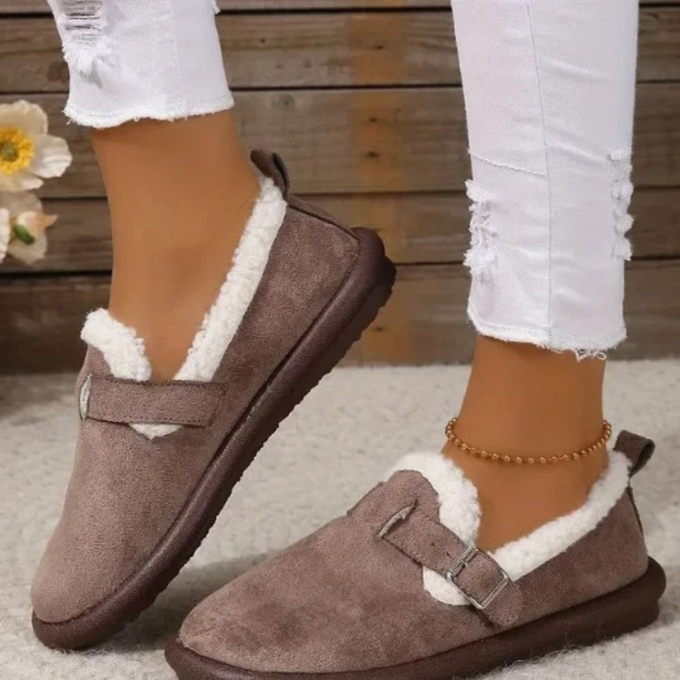 Catherine | Women's Fleece Shoes | Adjustable