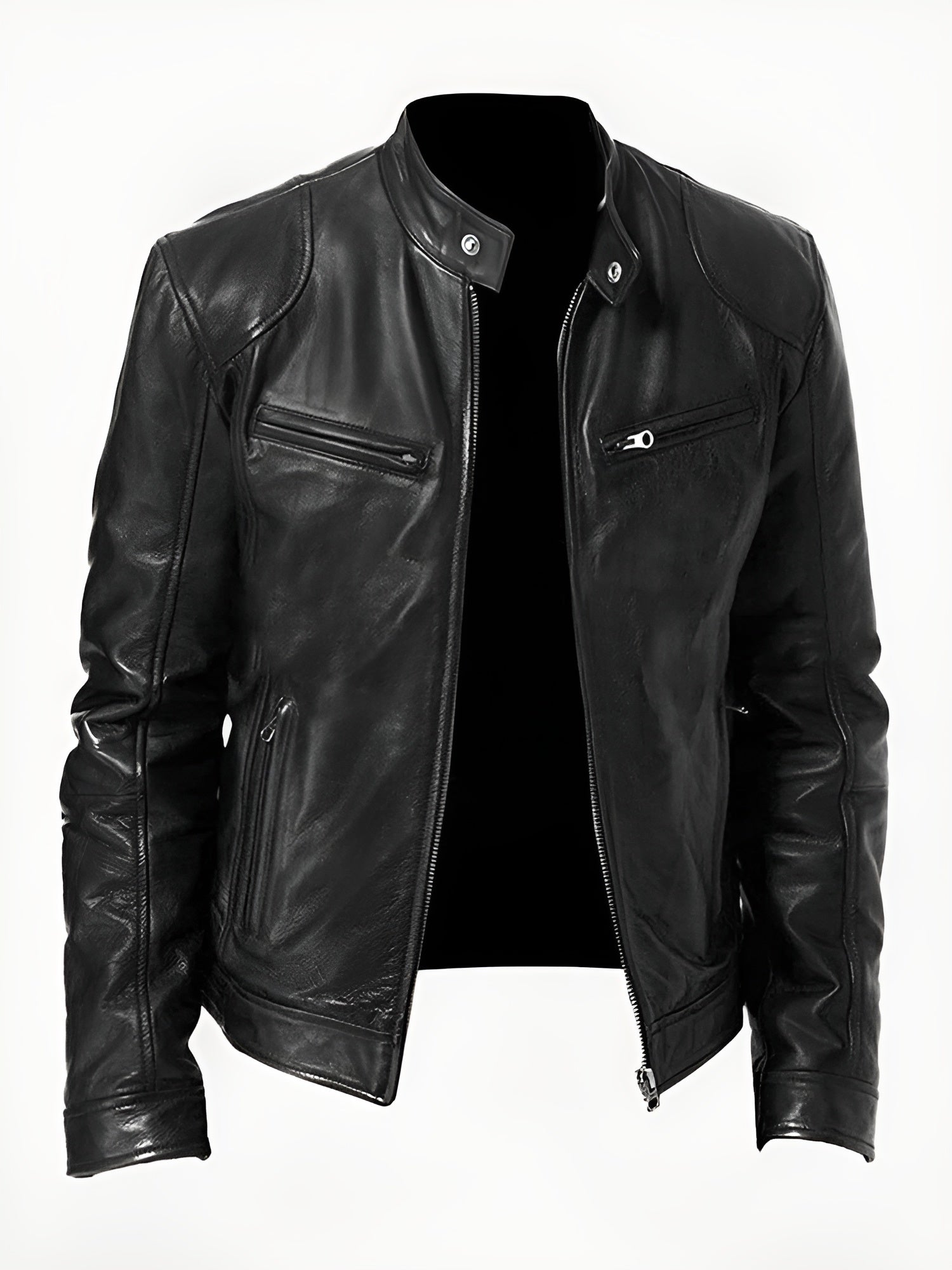 Alfred | Men's Leather Jacket | Zip