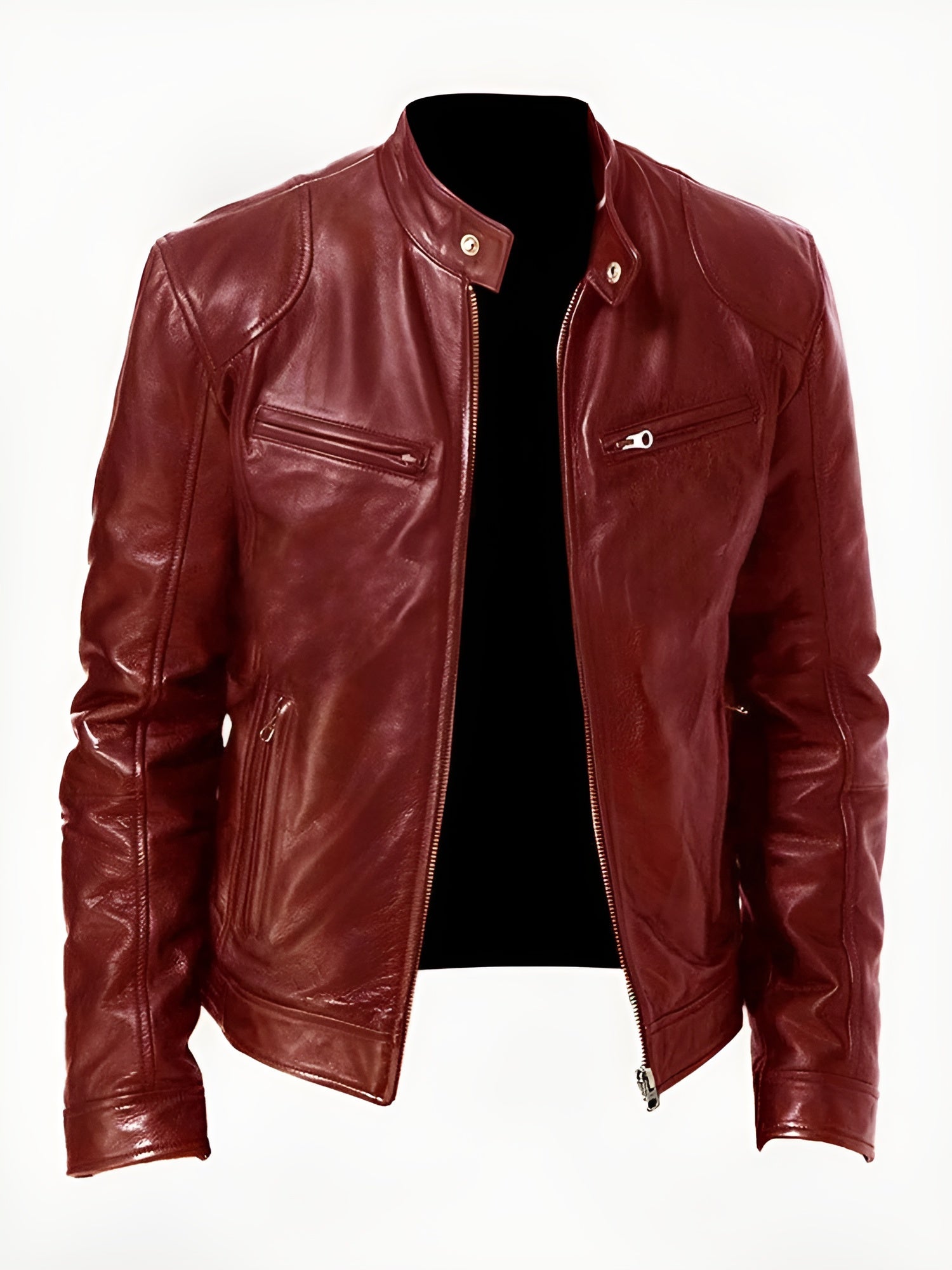 Alfred | Men's Leather Jacket | Zip