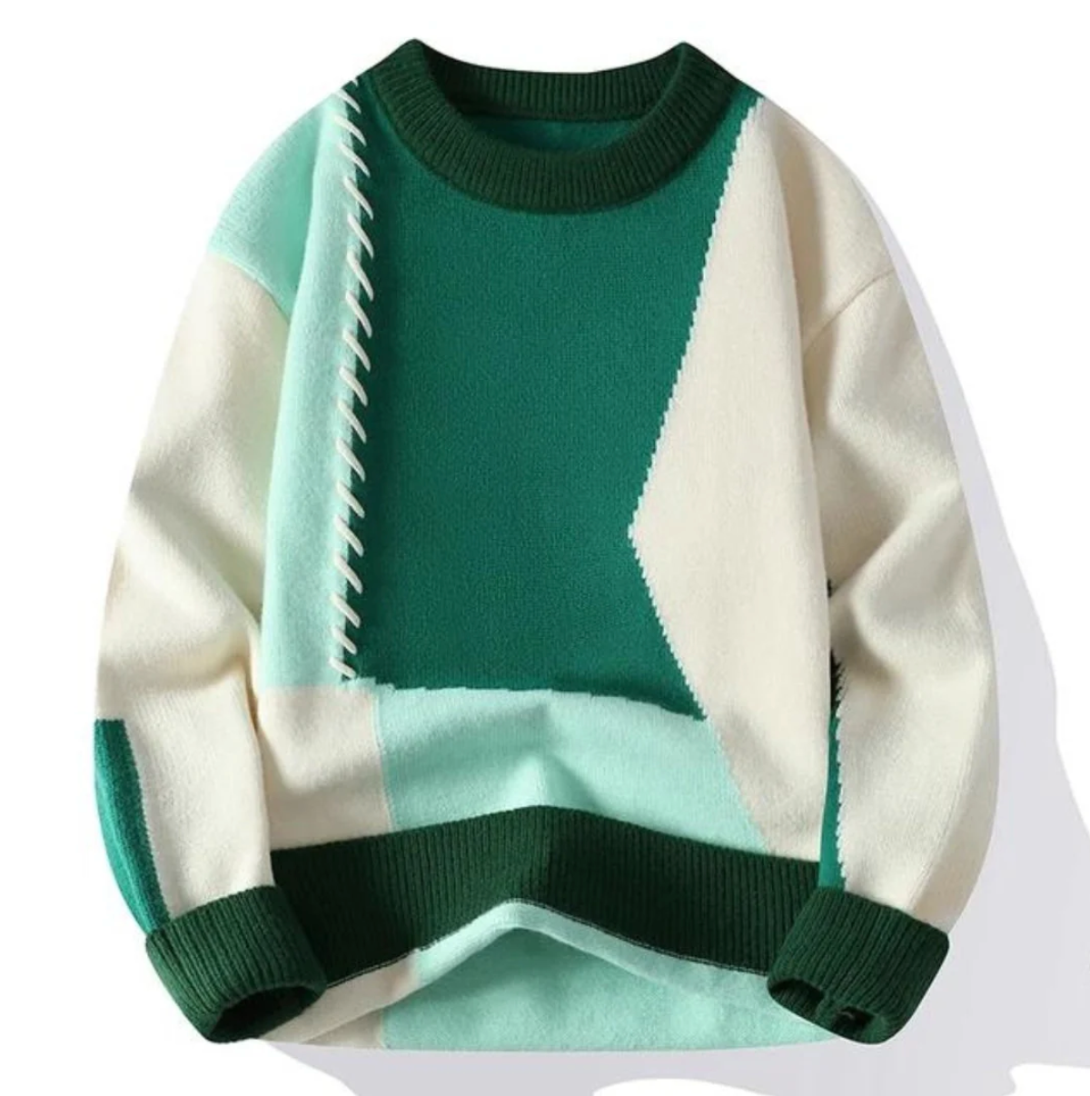 Ariane™ | Stylish Patchwork Sweater