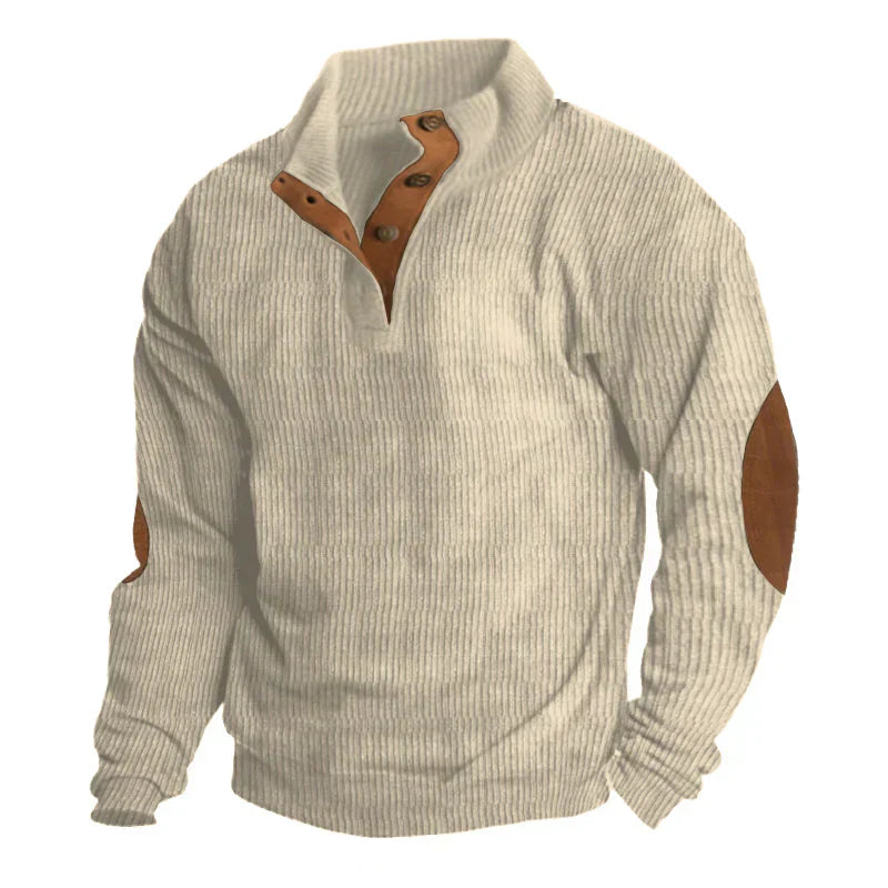 Gordon™ | Men's ribbed button jumper