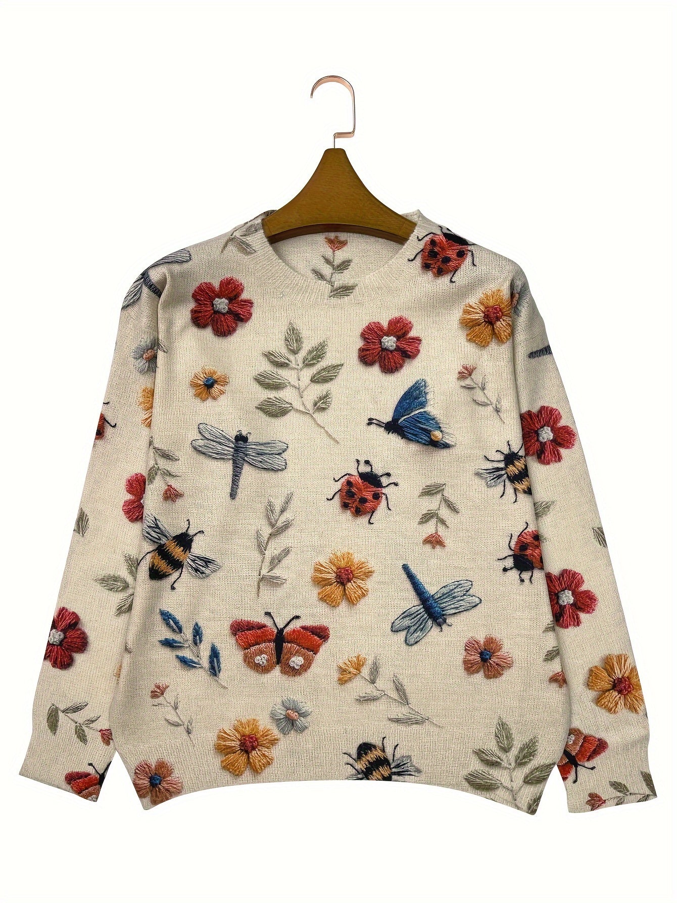 Ella Floral Pattern Sweater