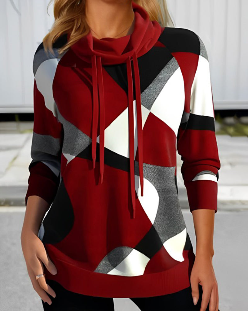 Aiah | Women's Chic Hoodie | Colorblock