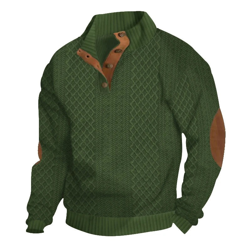 Steve™ | Men's ribbed button jumper